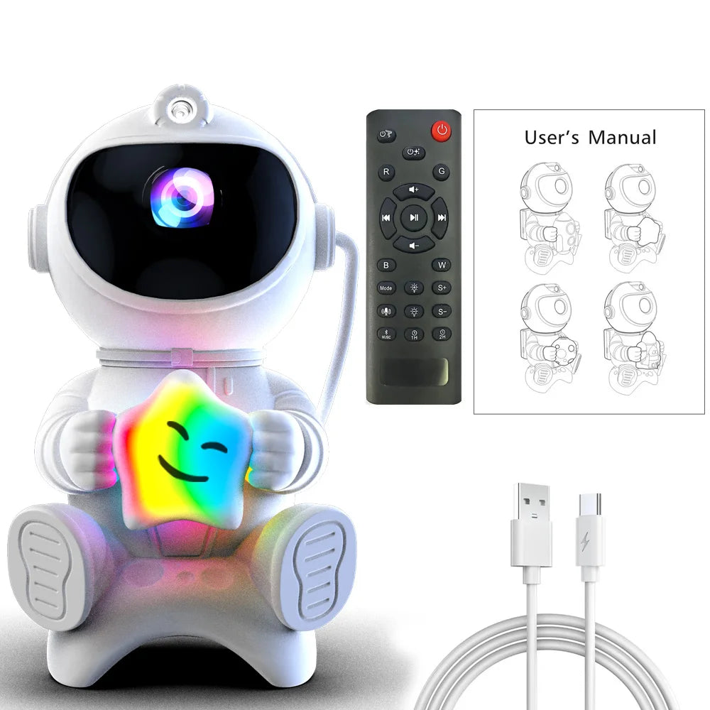 LumiVibe™ Astronaut Nebula Galaxy Projector