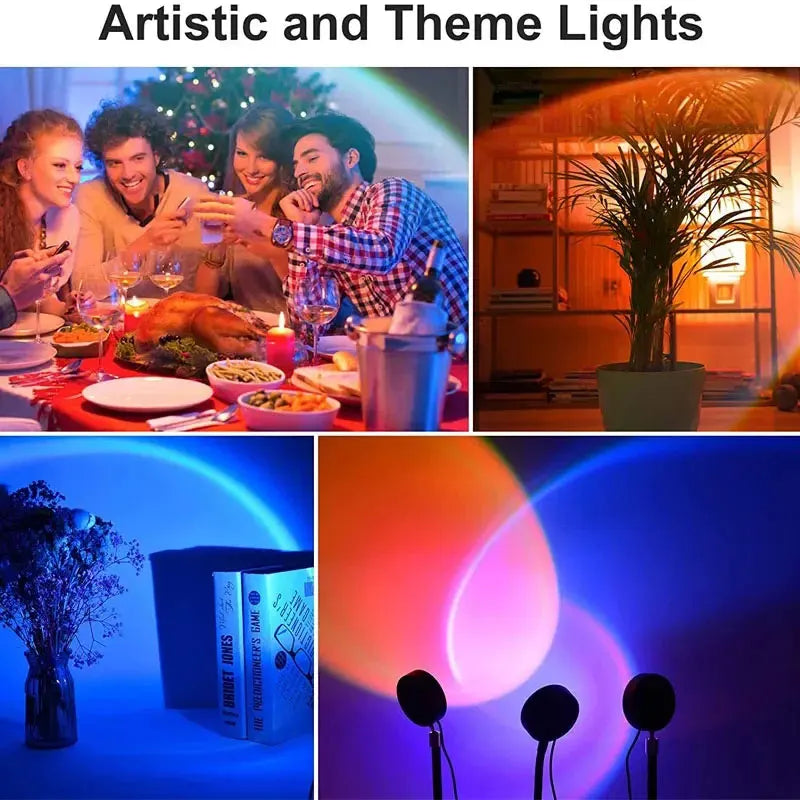 LumiVibe™ Sunset Aura Projector Lamp