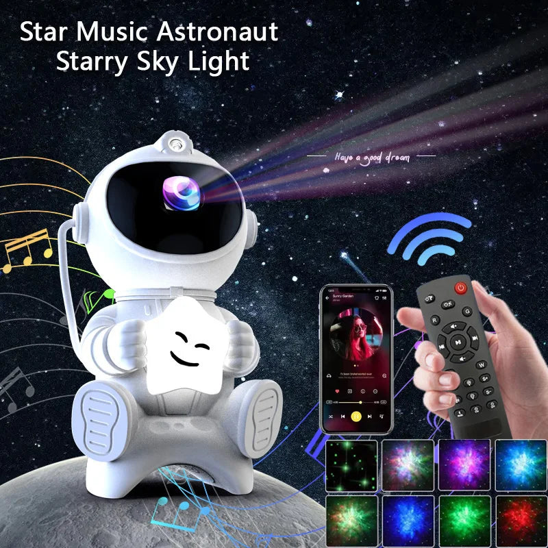 LumiVibe™ Astronaut Nebula Galaxy Projector