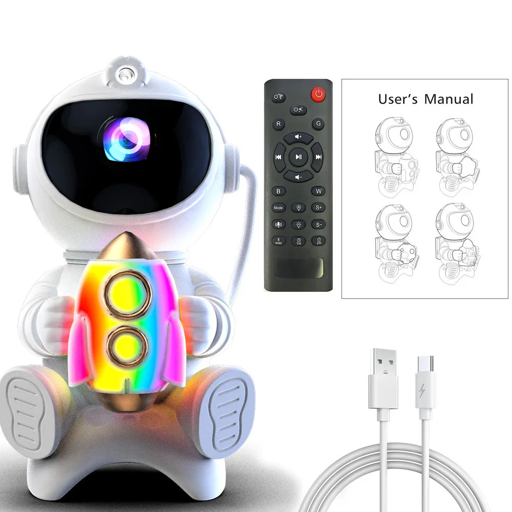 LumiVibe™ Astronaut Nebula Galaxy Projector