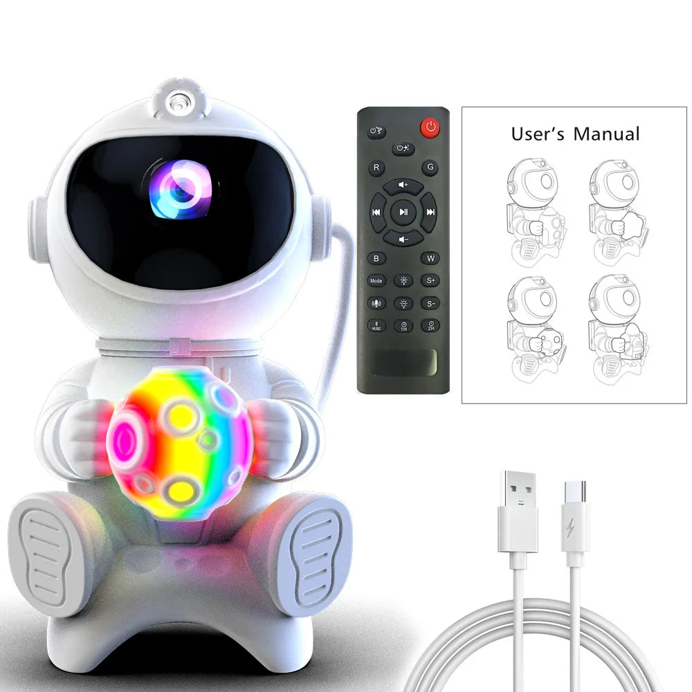 LumiVibe™ Astronaut Nebula Galaxy Projector