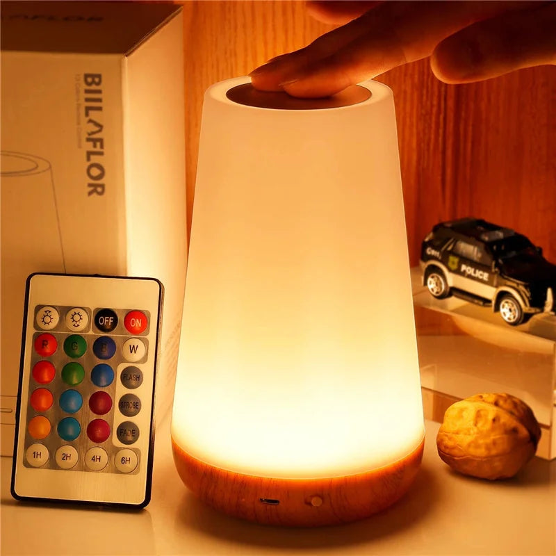 LumiVibe™ Crystal Diamond Glow Touch Lamp