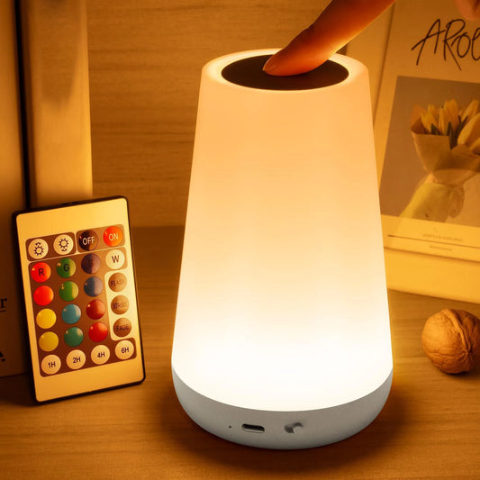LumiVibe™ Crystal Diamond Glow Touch Lamp