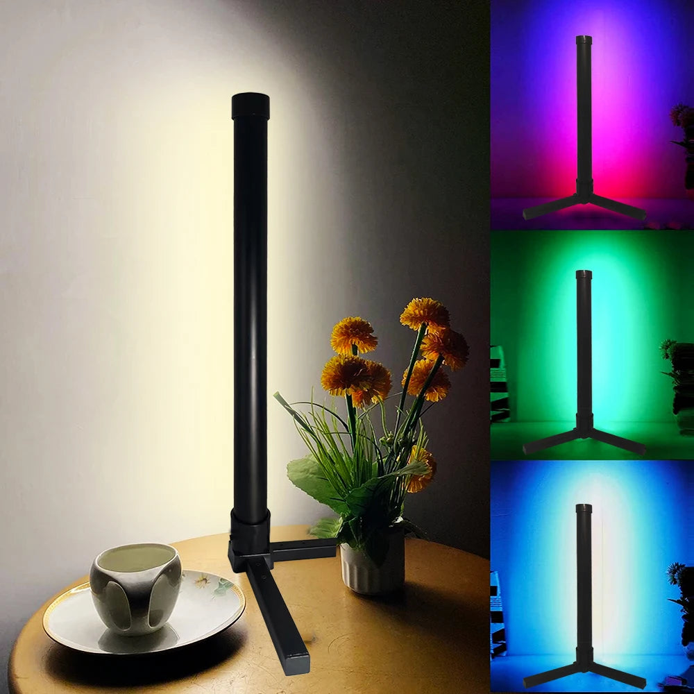 LumiVibe™ Minimalist RGB Corner Floor Lamp