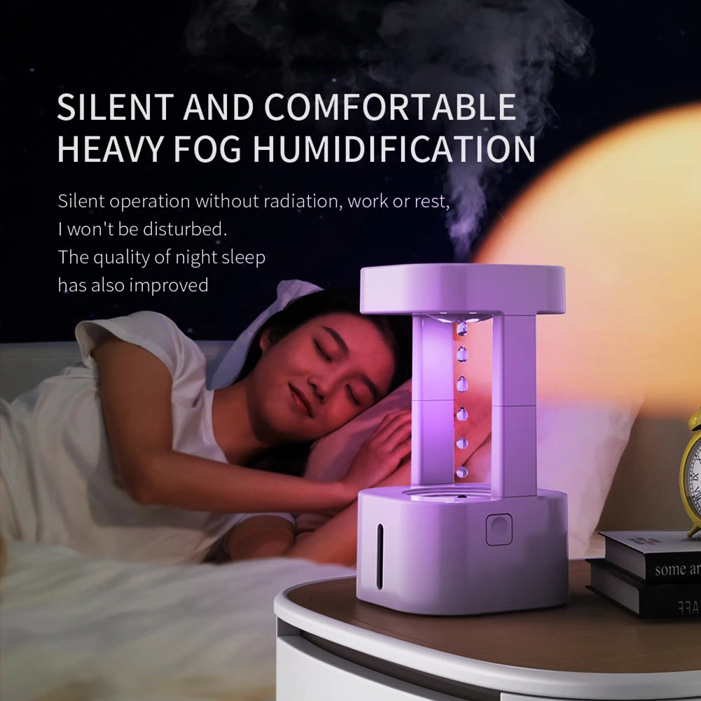 LumiVibe™ Anti-Gravity Levitating Water Droplet Humidifier